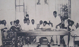 Nyerere with TANU Members