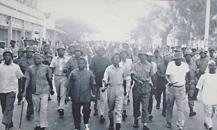 Nyerere on Arusha Declaration March in Dar-es-Salaam