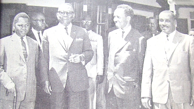 Nyerere with President Tubman