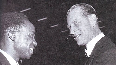 Nyerere with Prince Philip 1961