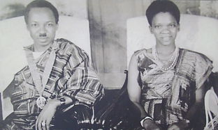 Nyerere with wife Maria 1961